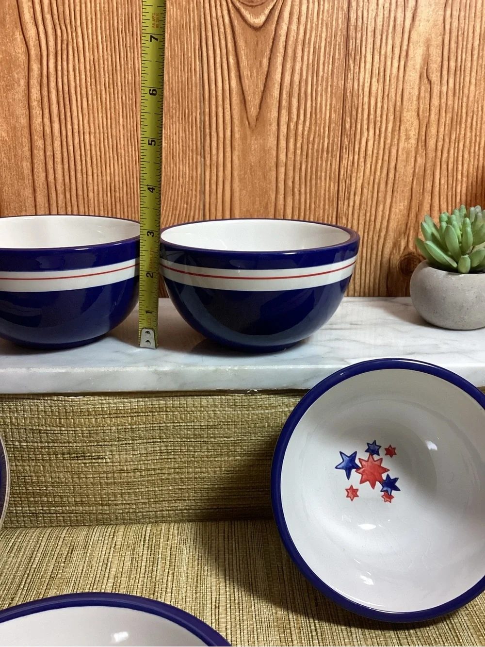 William Sonoma Retired Fire Cracker Collection 5 Bowls